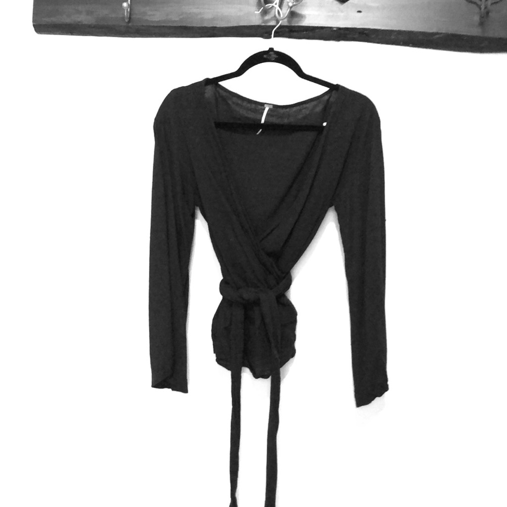 Free People wrap around top
